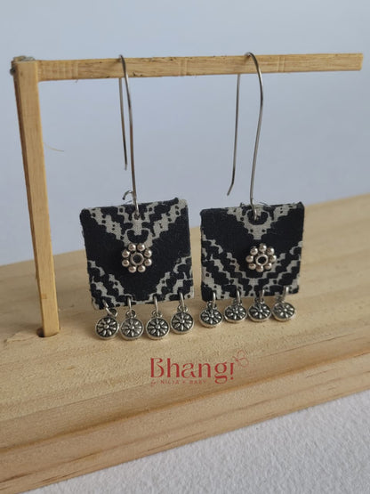 Chitra Ghungroo Fabric Earrings