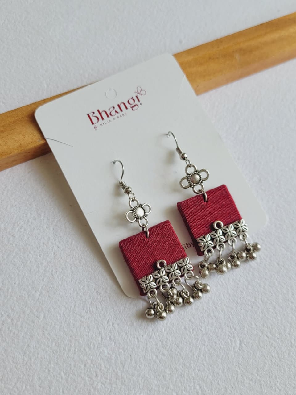 Raktika Mini Fabric Earrings