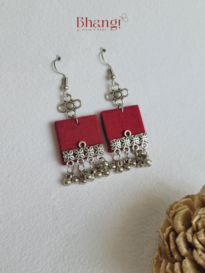 Raktika Mini Fabric Earrings