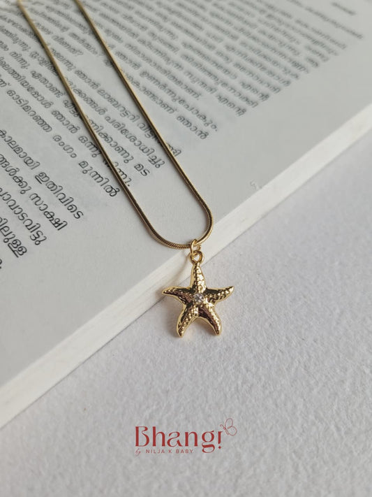 Starfish Charm Necklace