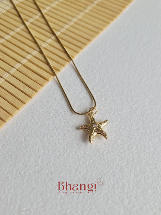 Starfish Charm Necklace