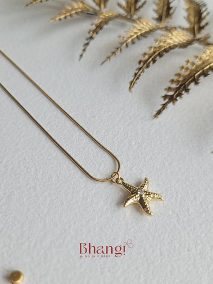 Starfish Charm Necklace