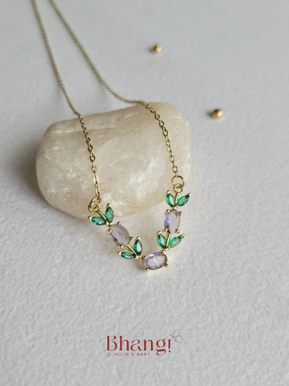 Meadow Bloom Gemstone Necklace