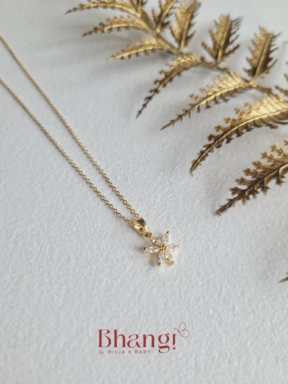 Fleur Crystal Necklace