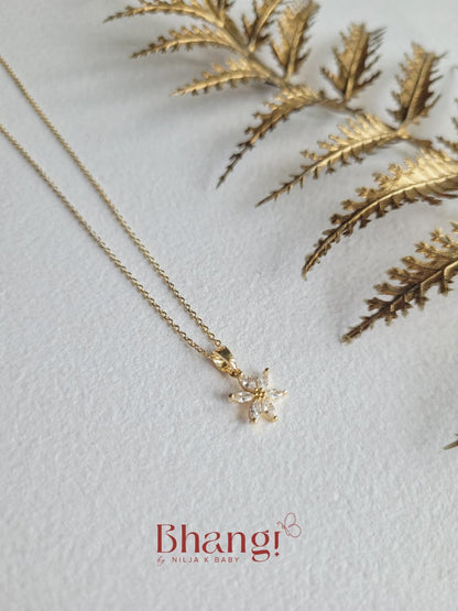 Fleur Crystal Necklace