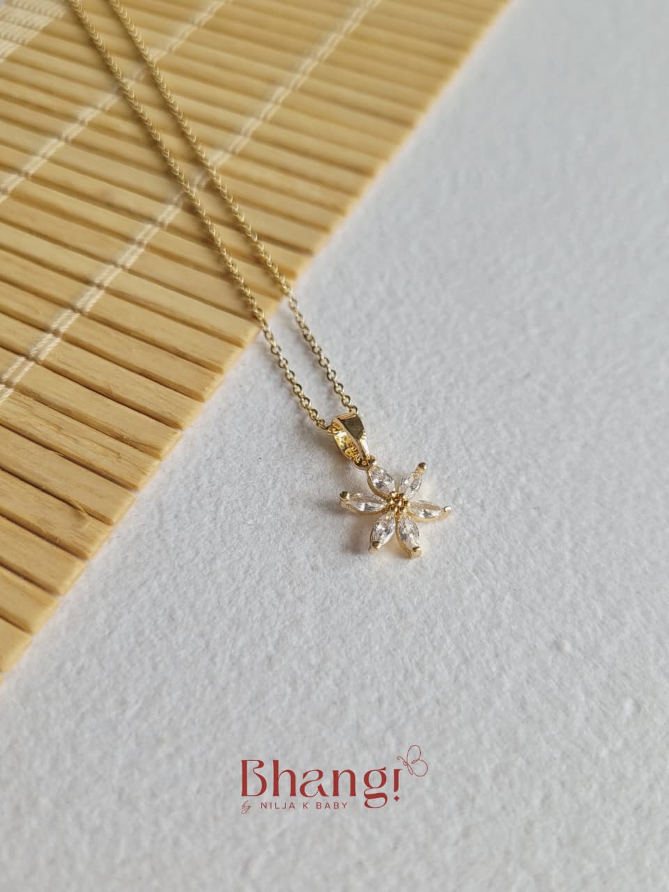 Fleur Crystal Necklace