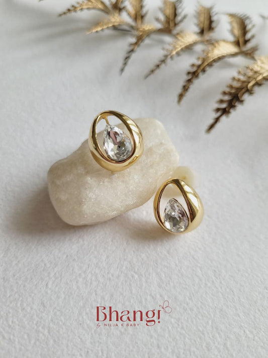 Clear Crystal Earrings