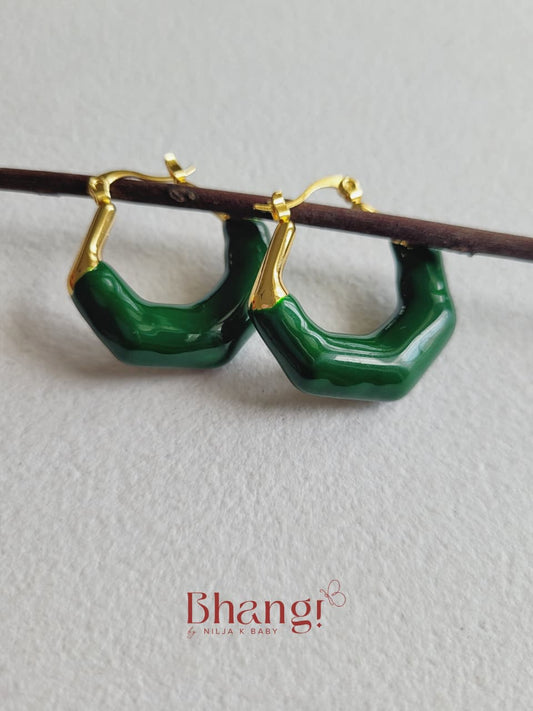 Emerald Edge Hoops