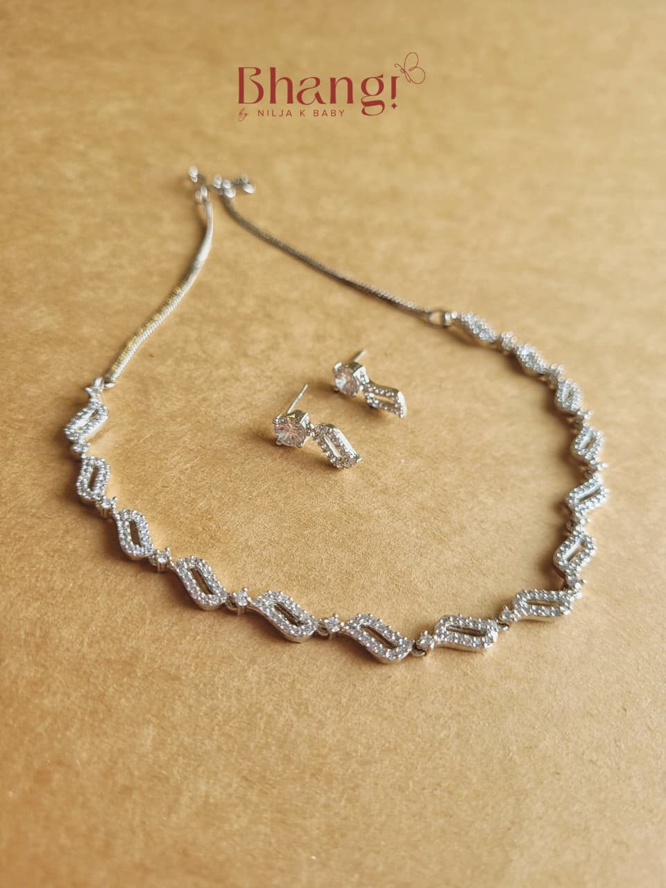 Celeste Radiance Premium CZ Necklace & Earring Set