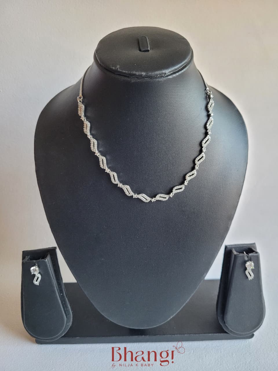 Celeste Radiance Premium CZ Necklace & Earring Set
