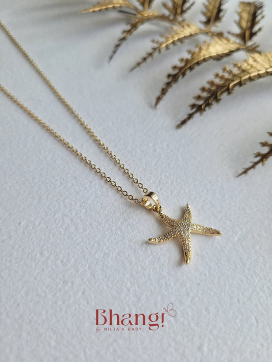 Celestial Starfish Necklace