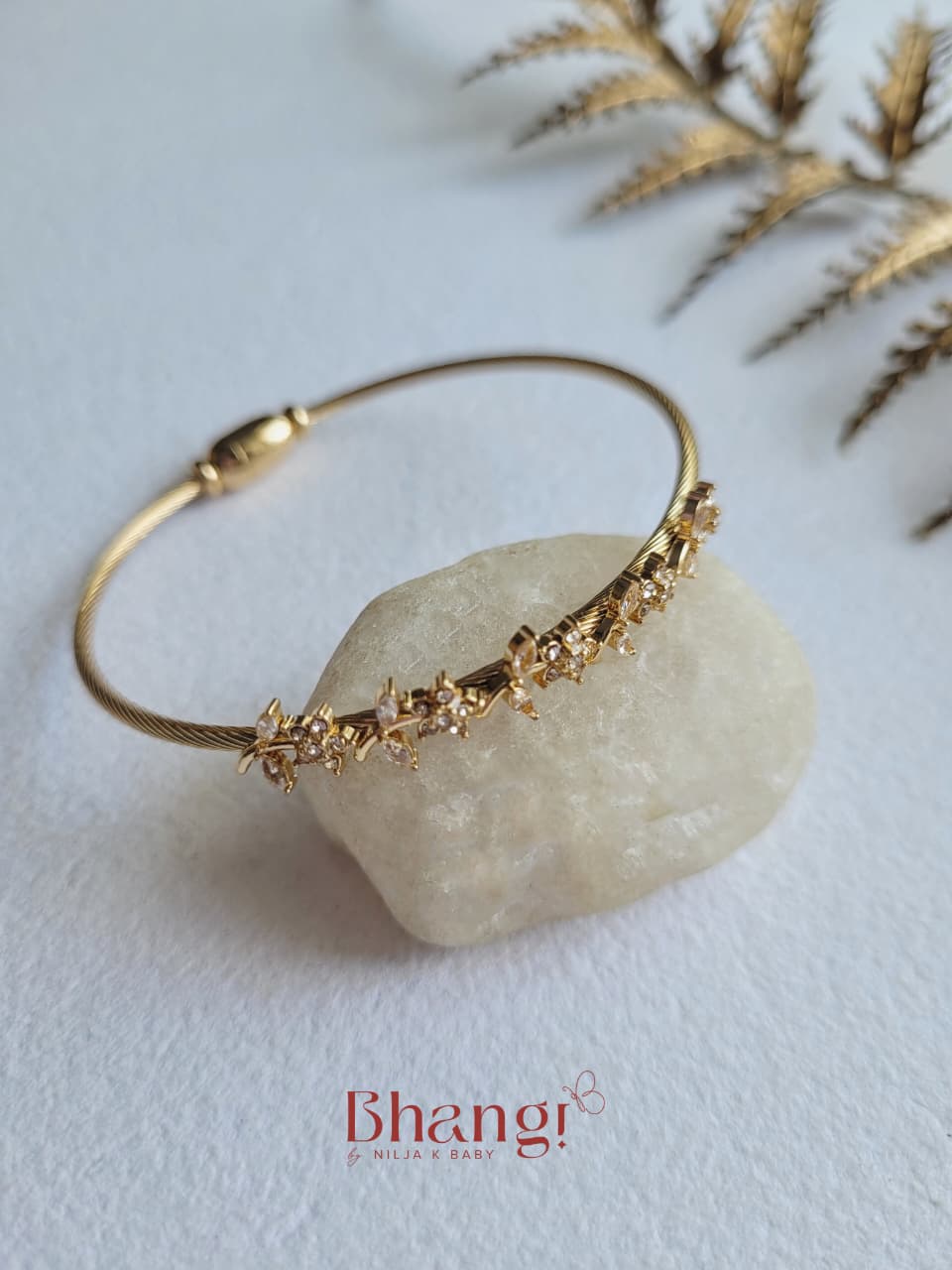 Floral Vine Elegance Bangle