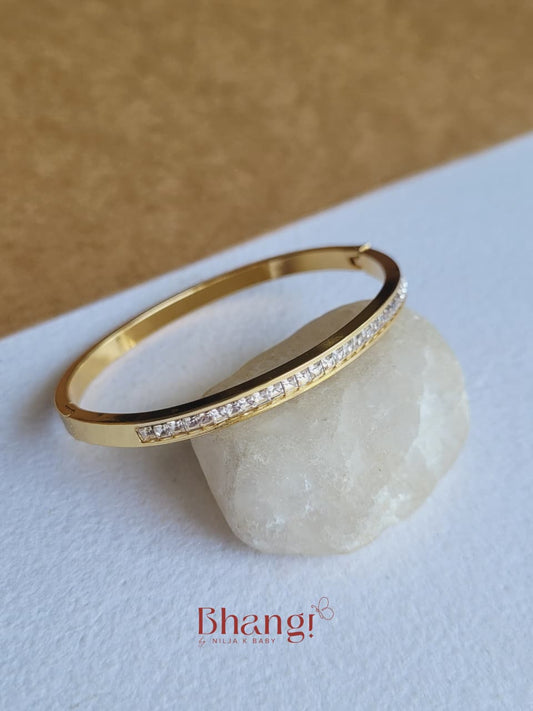 Petite Crystal Line Bangle