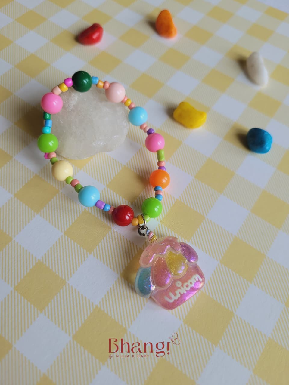 Rainbow Sweet Treats Kids Beaded Bracelet