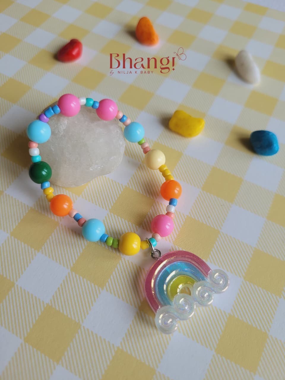 Rainbow Sweet Treats Kids Beaded Bracelet