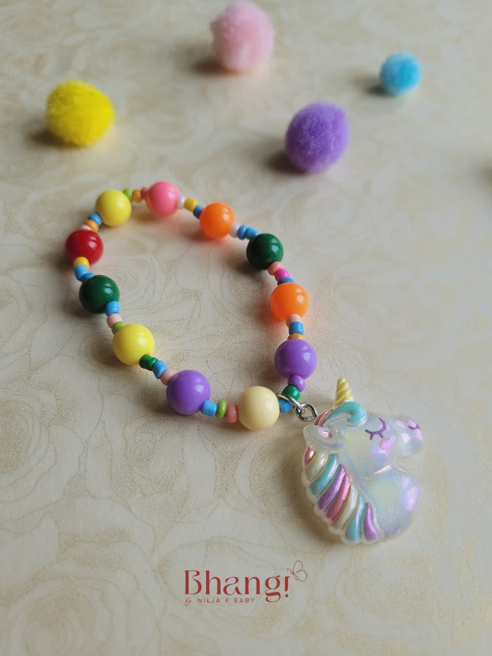 Rainbow Sweet Treats Kids Beaded Bracelet