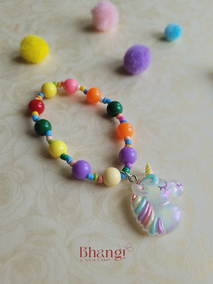Rainbow Sweet Treats Kids Beaded Bracelet