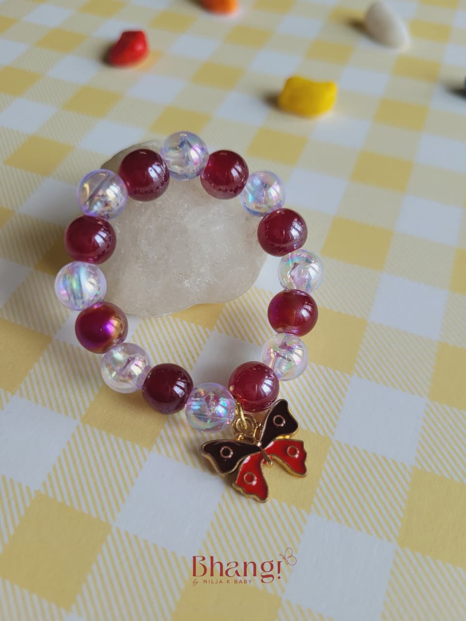 Little Butterfly Bead Bracelets
