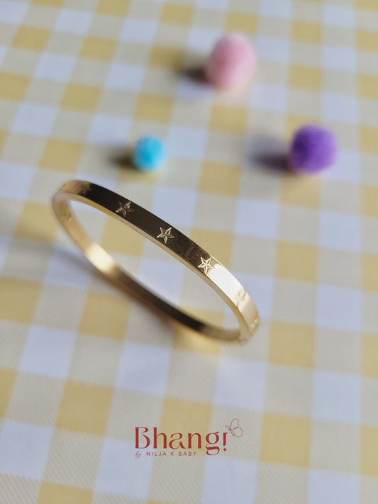 Golden Star Kids Bangle