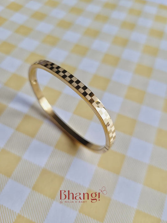 Golden Pixel Kids Bangle