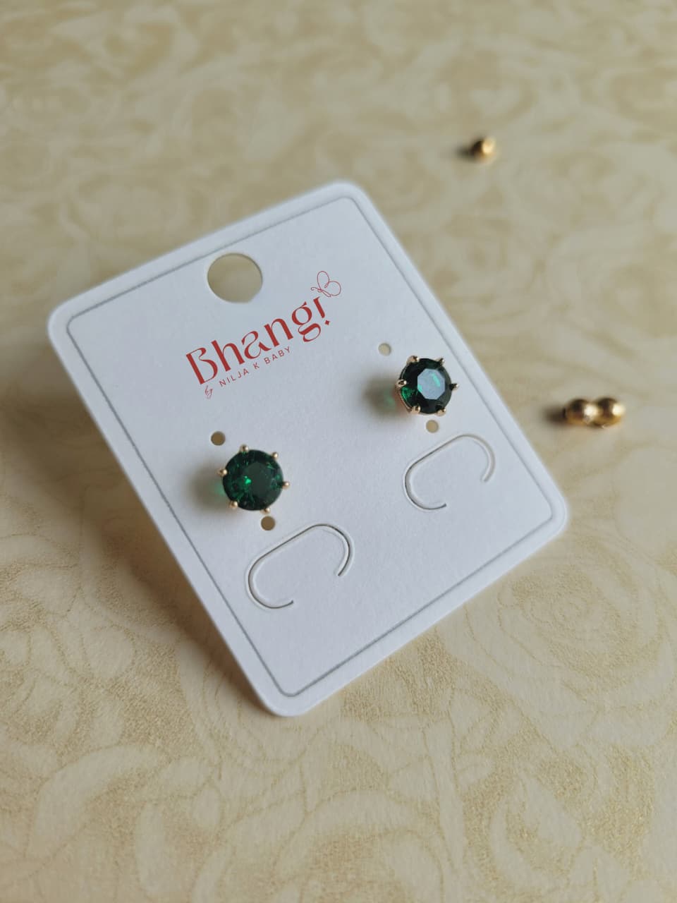 Solitaire Crystal Studs
