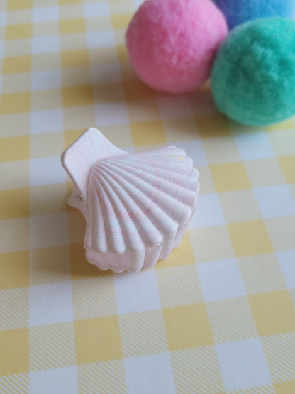 Pastel Seashell Hair Claw Clip