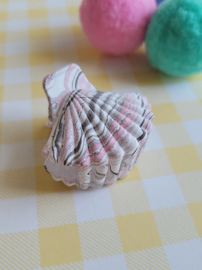Pastel Seashell Hair Claw Clip