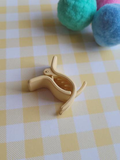 Mini Matte Hair Claw Clip
