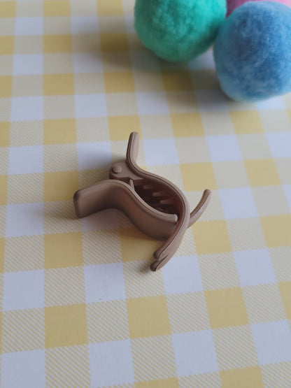 Mini Matte Hair Claw Clip