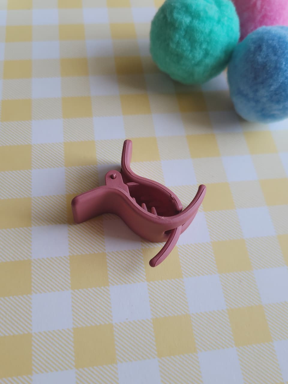 Mini Matte Hair Claw Clip