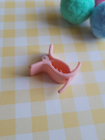Mini Matte Hair Claw Clip