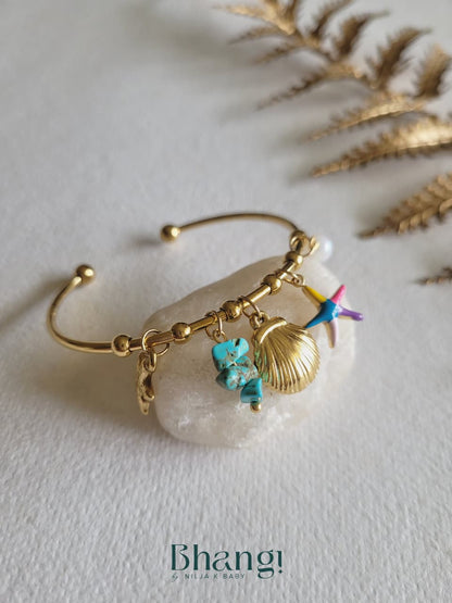 Little Ocean Charm Bangle