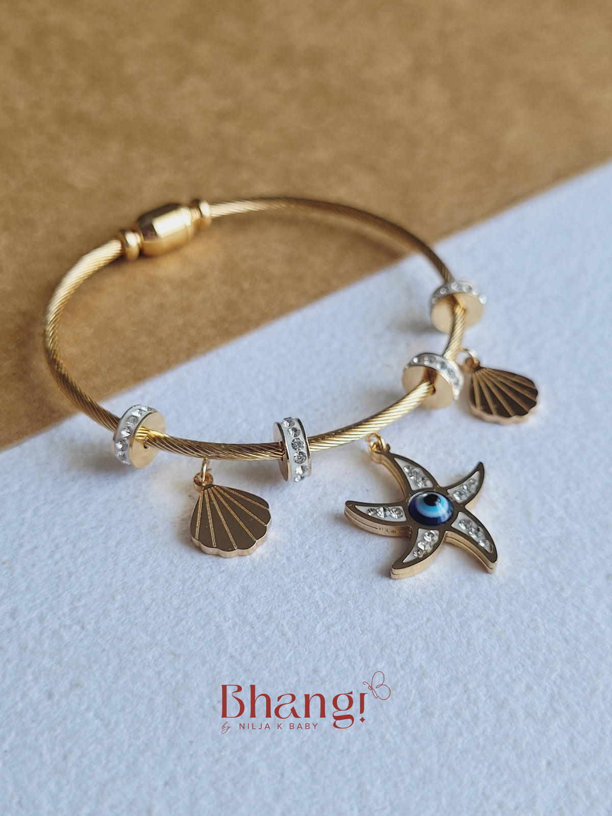Ocean Whisper Charm Bracelet