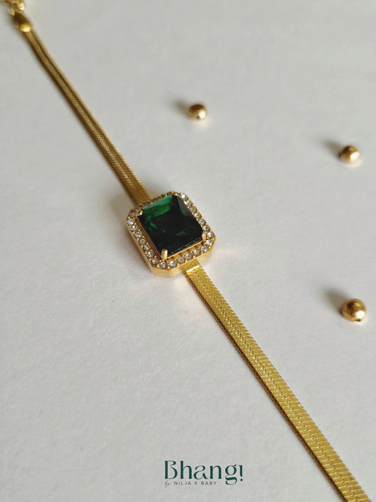 Emerald Green Statement Bracelet